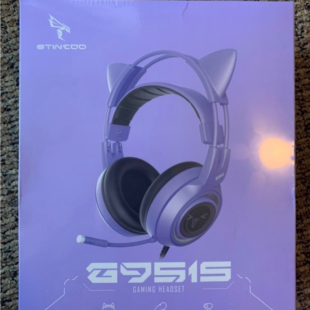 SOMIC G951S Purple Stereo Gaming Headset with Mic